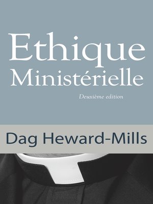 cover image of Éthique Ministérielle 2ème édition